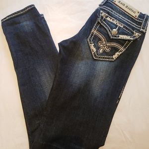 Women's ROCK REVIVAL "Elaina" Bling Skinny Jeans